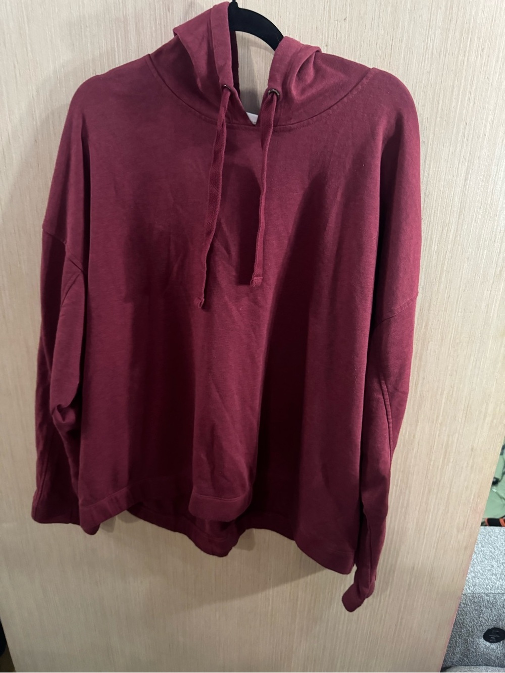 Women’s Old Navy Active Oversized Burgundy Hoodie Size XXL